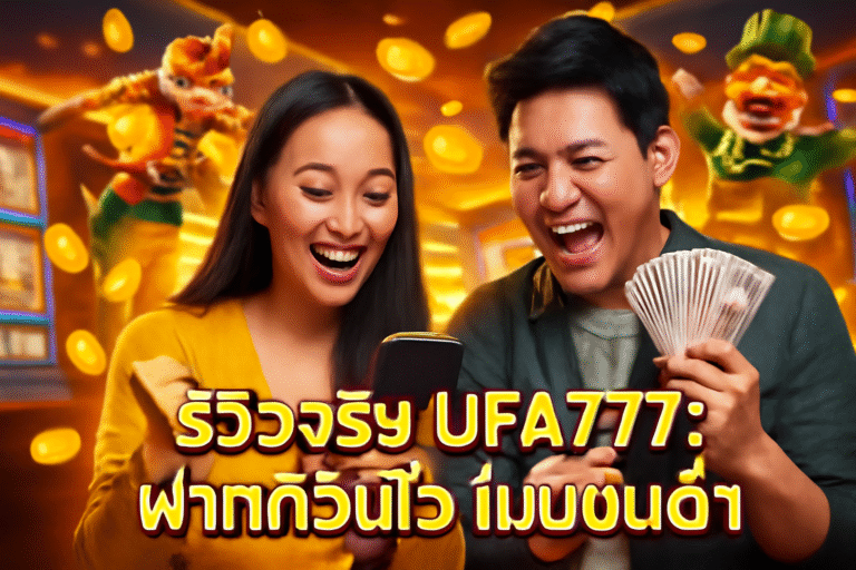 รีวิวจริง UFA777: ฝากถอนไว ไม่มีขั้นต่ำ